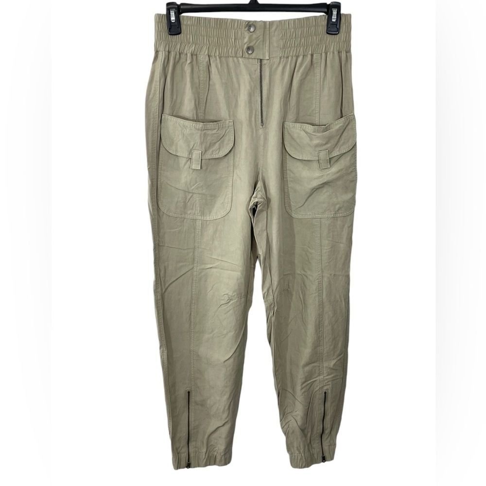 Free People‎ FP Movement Khaki Olive Jogger Modal Pants Size MEDIUM OB1538128